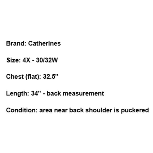 Catherines Cardigan Sweater 3/4 Sleeve Boho Minimalist Comfort Open Purple 4X - Picture 5 of 5